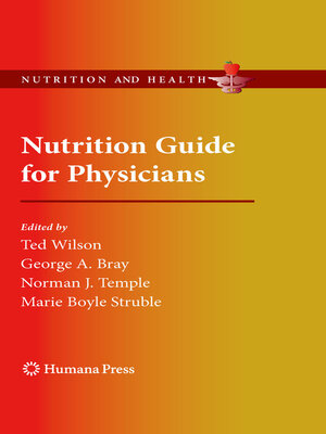 cover image of Nutrition Guide for Physicians